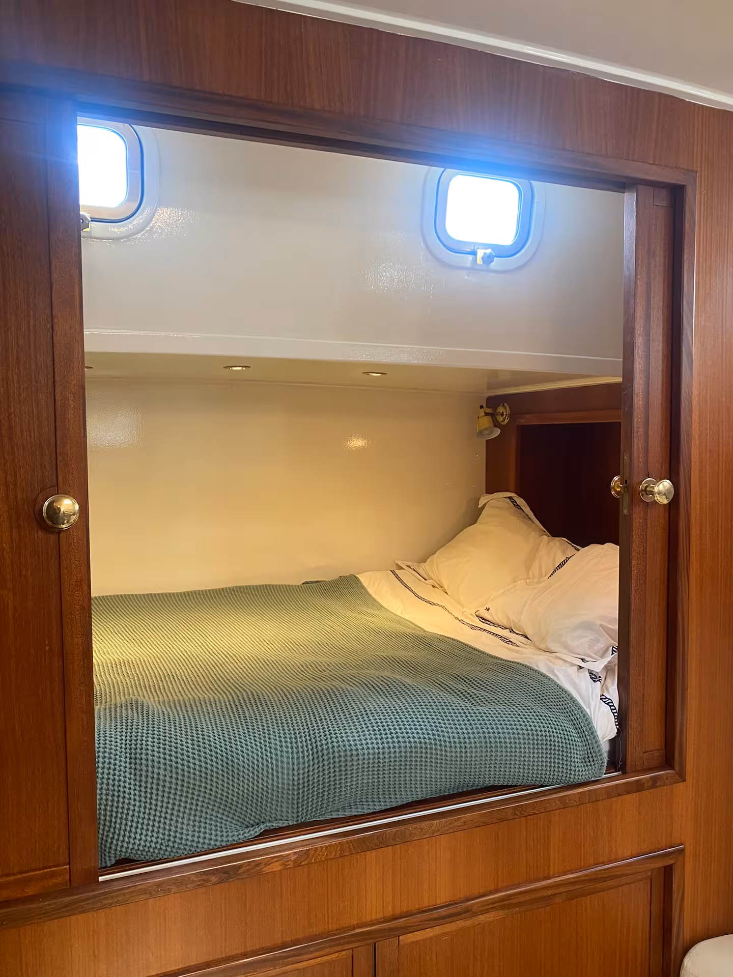 Bedstee voor twee personen aan boord van Norderney